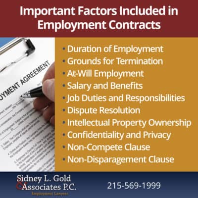 employment contract factors