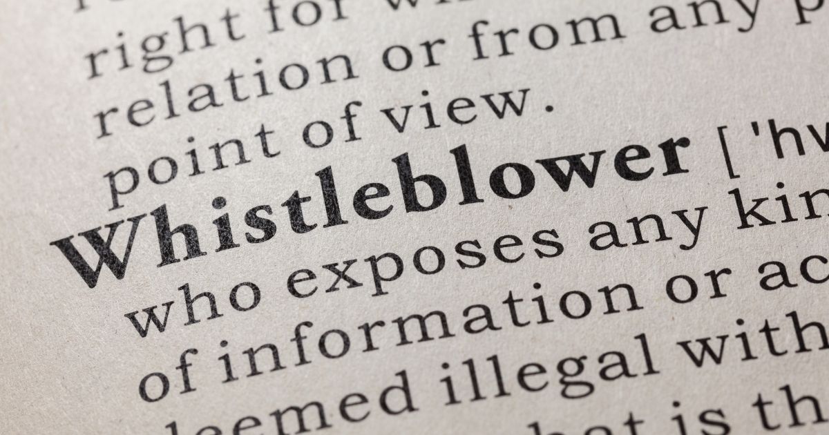 Whistleblower Remain Anonymous.