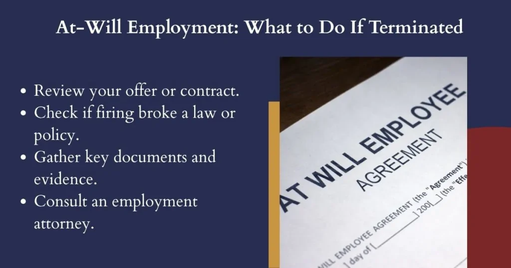 At-will employee infographic