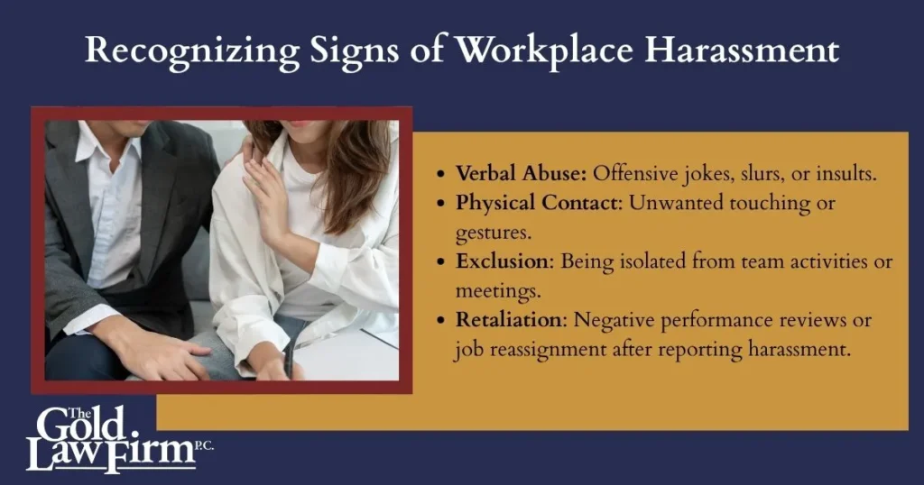 workplace harassment infographic