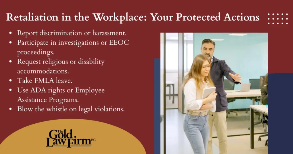 Retaliation In Workplace Infographic